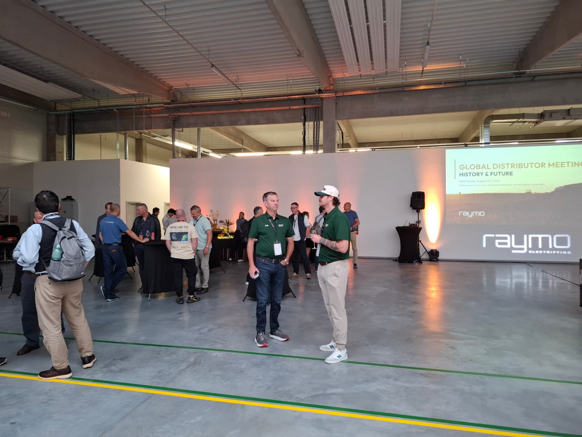 Guests at the Global Distributor Meeting welcome event