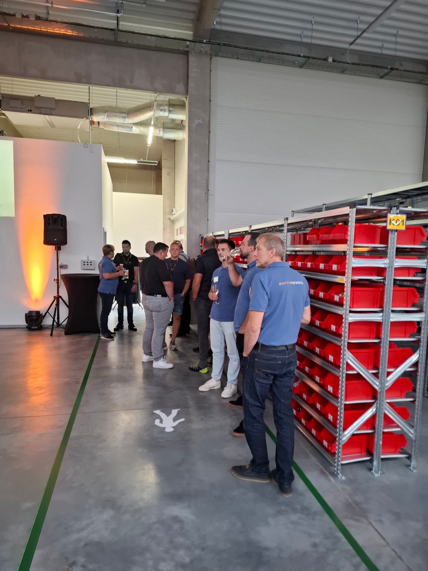 Raymo team members during the evening event