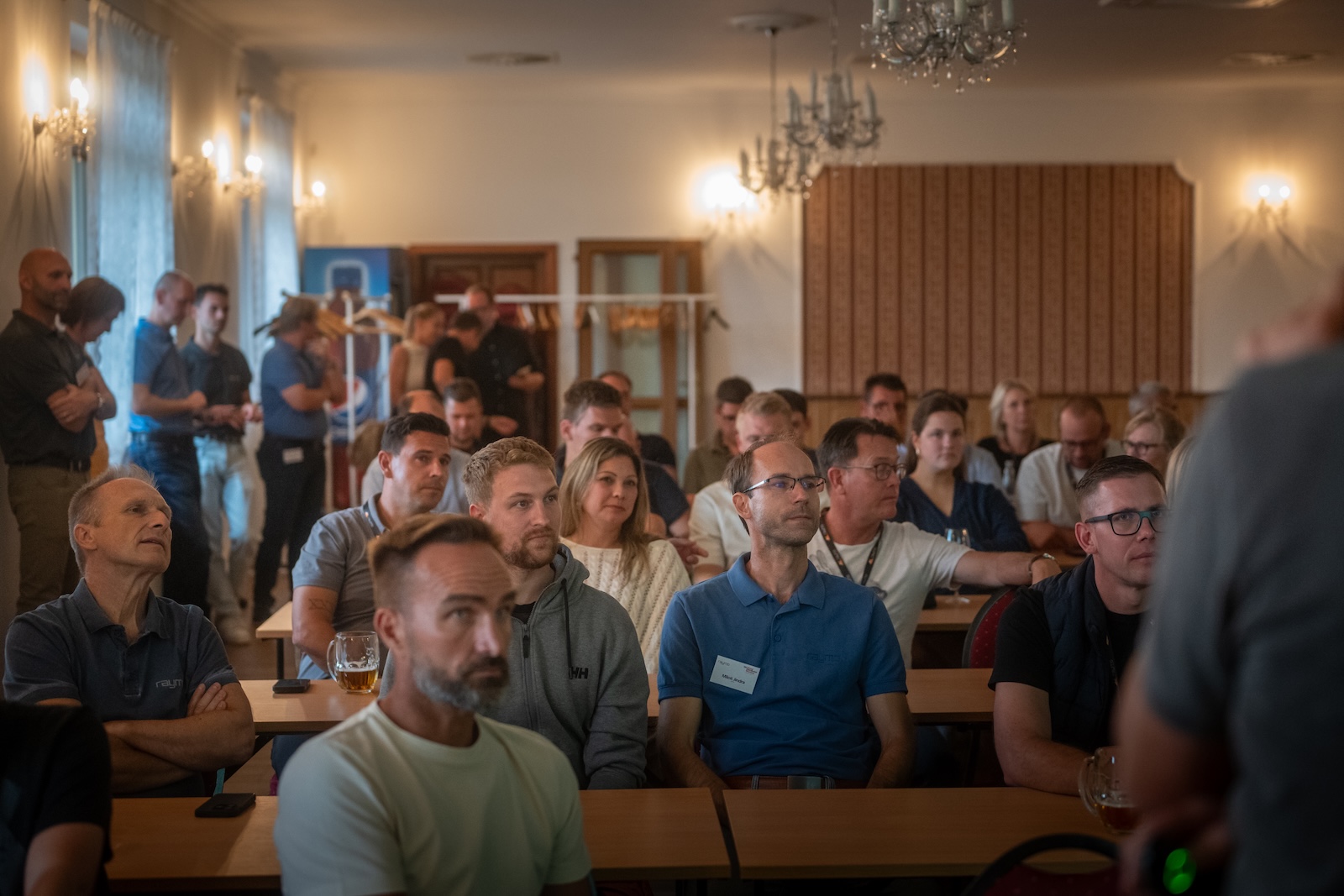 Audience seated in the hotel conference room